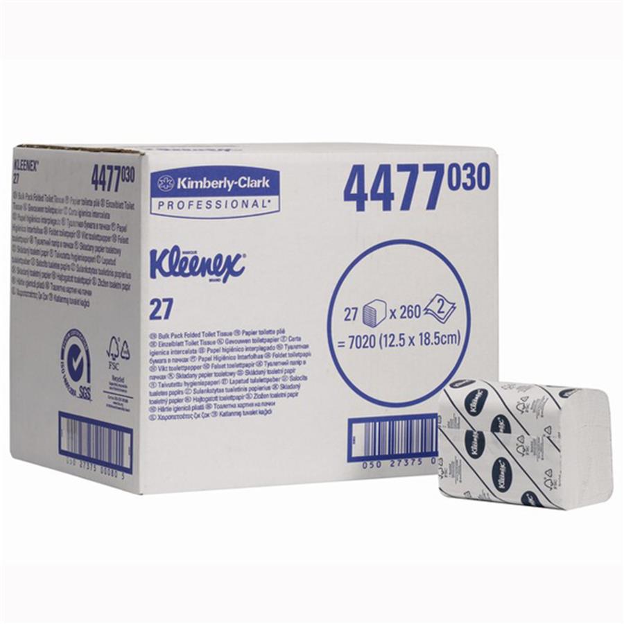 KC4477 Kleenex 27 Bulk Pack Toilet Tissue 2 ply
