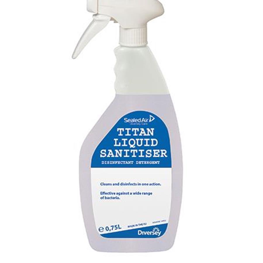 TITAN LIQUID SANITIZER 6 x 750ML