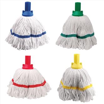 Mops, buckets, brushware, squeegees and sweepers