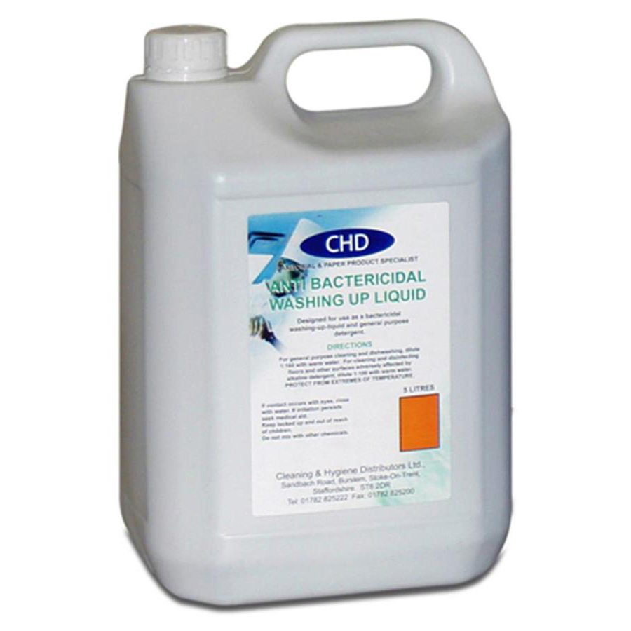 CHD ANTI-BACTERICIDAL WASHING UP LIQUID 5LTR