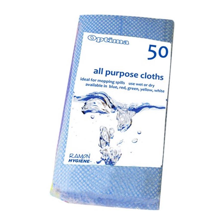 ALL PURPOSE CLOTH BLUE PACK x 50