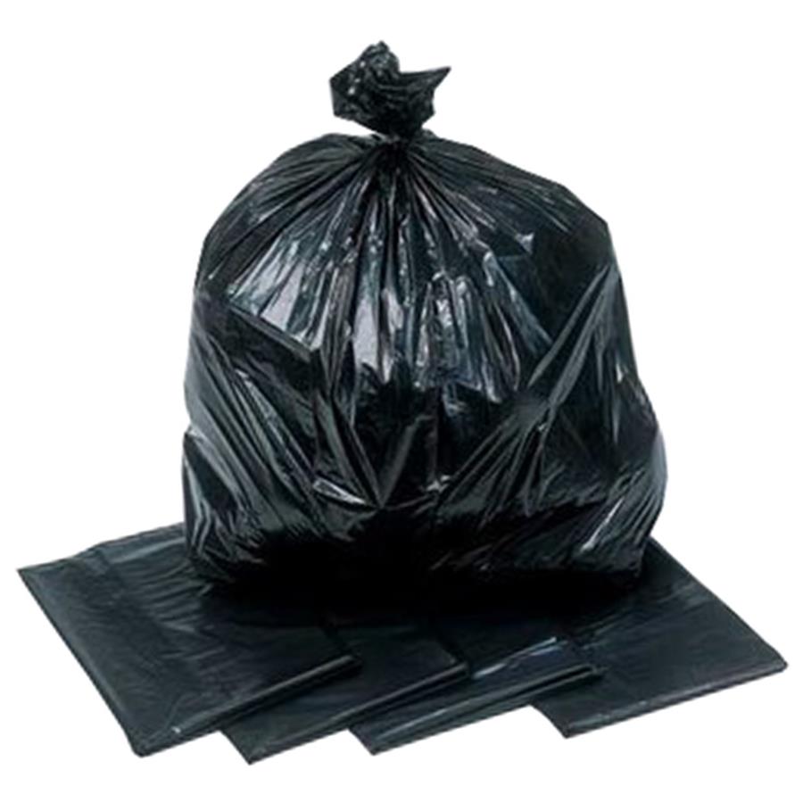 BLACK REFUSE SACKS x 200 (LIGHT DUTY) 18 x 29 x 39"