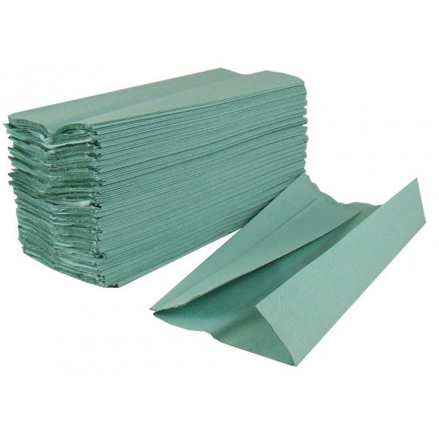 C-FOLD GREEN PAPER TOWEL 1 PLY
