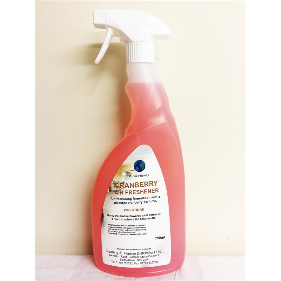 CHD TRIGGER AIR FRESH - CRANBERRY 6 x 750ML