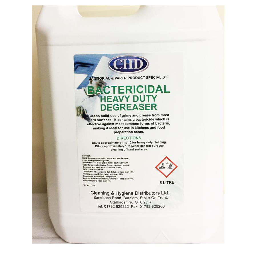 CHD BACTERICIDAL HEAVY DUTY DEGREASER 5LTR