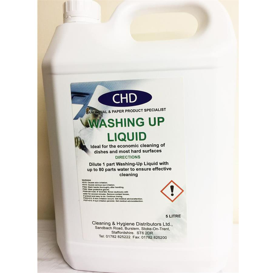 CHD WASHING UP LIQUID - STANDARD 5LTR