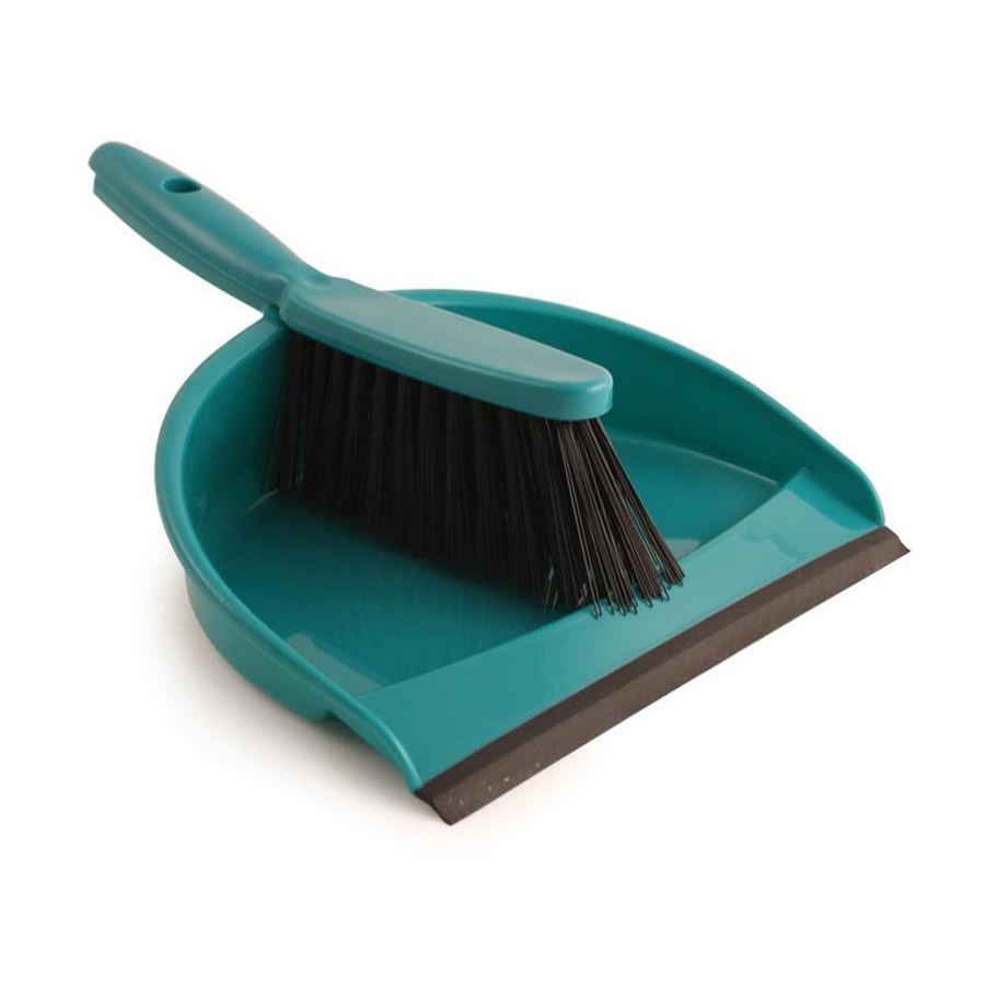 Dust Pan & Brush Set - Green