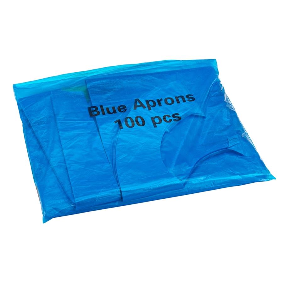 DISPOSABLE APRONS BLUE