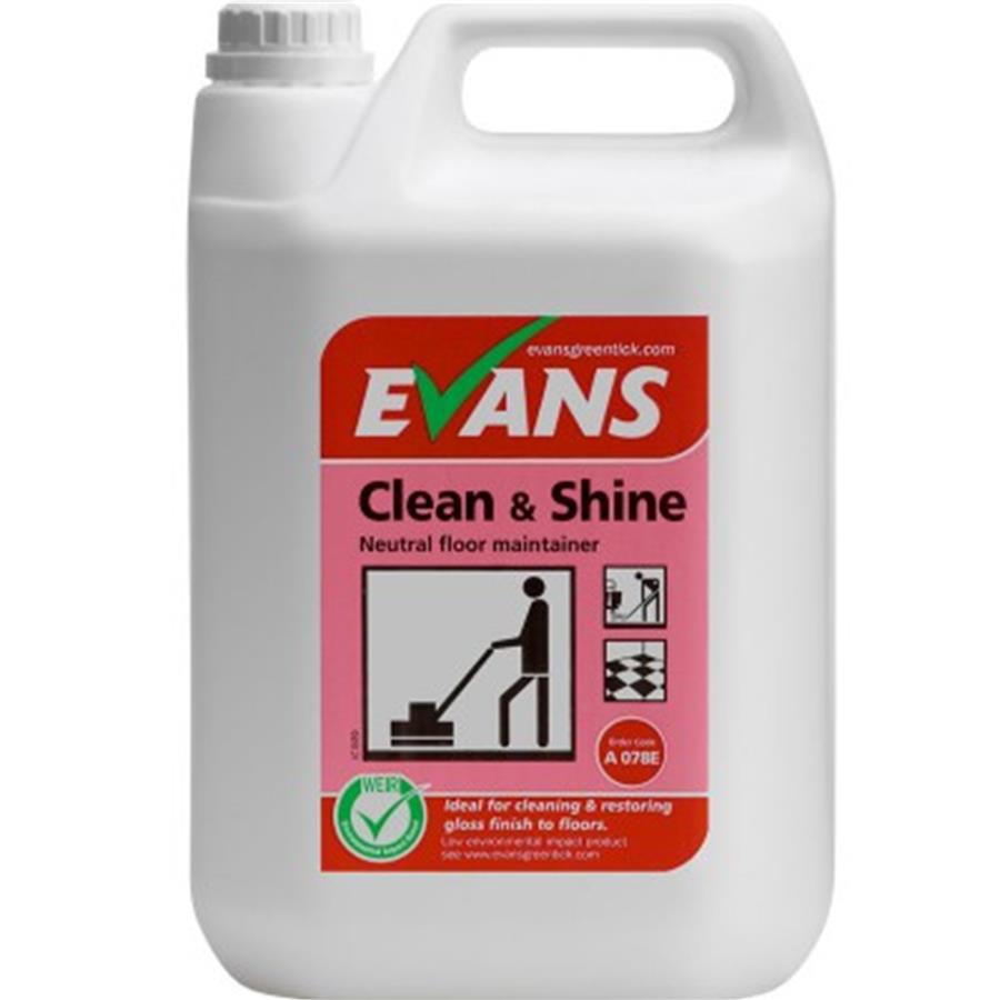 EVANS CLEAN & SHINE 5LTR