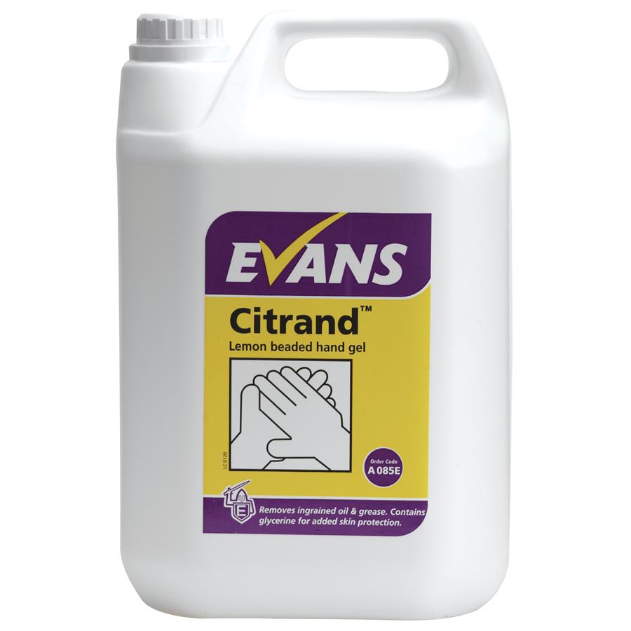 EVANS CITRAND BEADED HAND GEL 5LTR