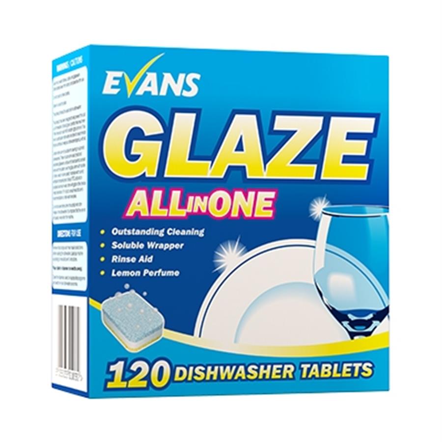 EVANS GLAZE ALL IN ONE (120 TABS)
