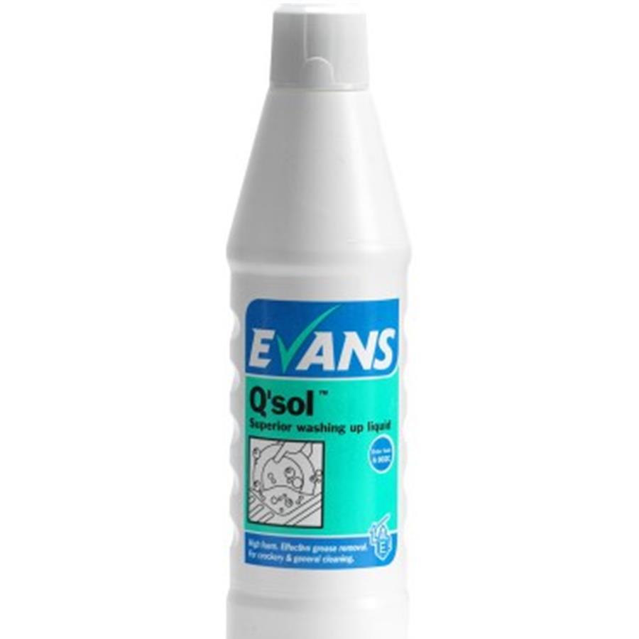 EVANS Q-SOL WASHING UP LIQUID 1LTR