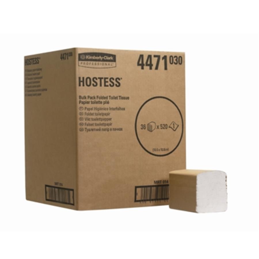 KC4471 HOSTESS 36 BULK PACK TOILET TISSUE 1 PLY