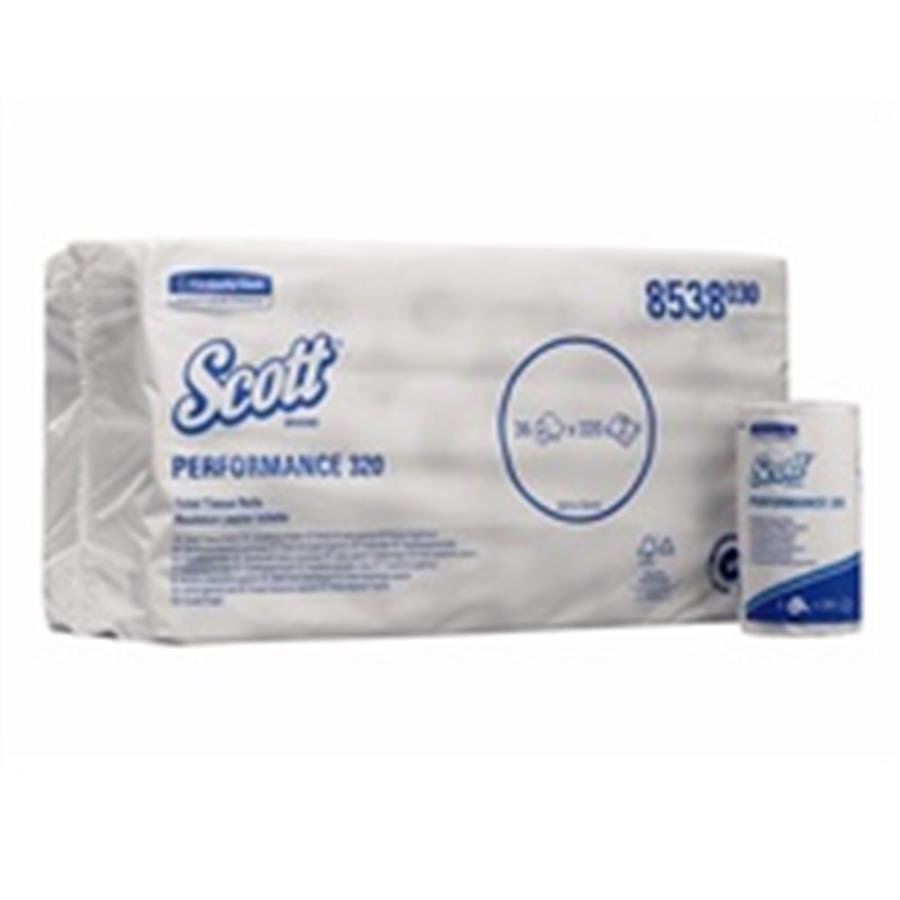 KC8538 SCOTT PERFORMANCE 320 TOILET ROLLS 2 PLY