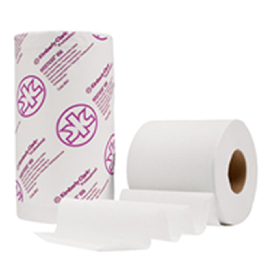 KC8641 Hostess 650 Toilet Roll White 1 ply