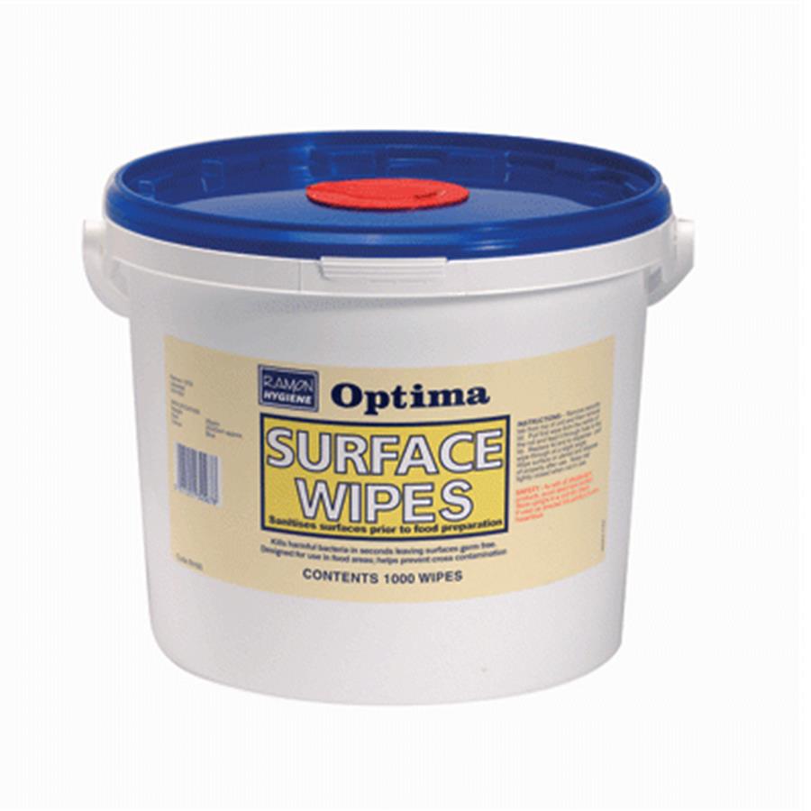 OPTIMA SURFACE SANITIZER WIPES TUB X 1000