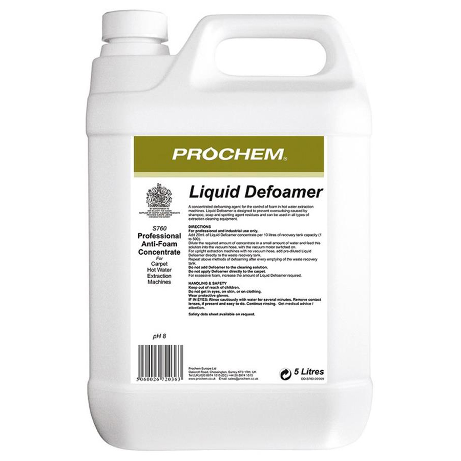 PROCHEM LIQUID DEFOAMER 5LTR