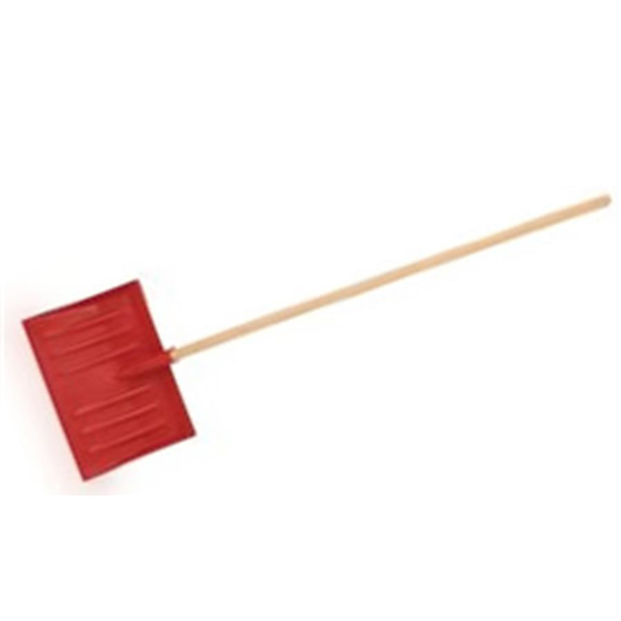 SNOW SHOVEL   (PLASTIC HEAD/WOOD HANDLE)