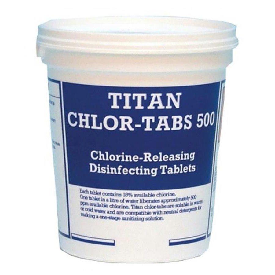 TITAN CHLOR-TABS 500 (200 PER PACK)
