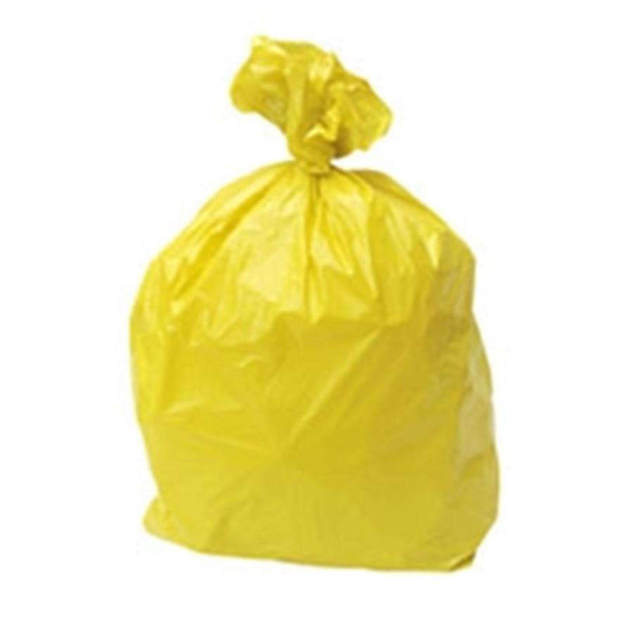 YELLOW REFUSE SACKS 18 x 29 x 39"