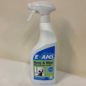 EVANS SPRAY & WIPE 750ML