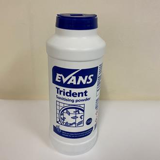 EVANS TRIDENT SANITISING POWDER 500G