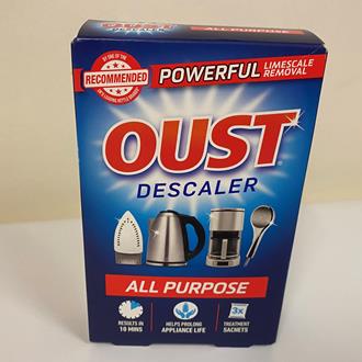 OUST ALL PURPOSE DESCALER  X 3 SACHETS