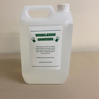 WORK-ZONE SANITIZER 5 LTR